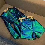 Conjunto Blazer Green Lentejuelas.